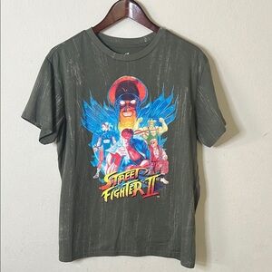 Street Fighter 2 Graphic T-Shirt Unisex Size XL Gaming Retro Gift